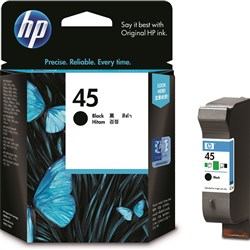  HP 45 Ink Cartridge Black 51645AA 