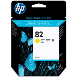 HP #82 INKJET CARTRIDGE C4913A, Yellow