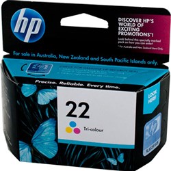  HP 22 Ink Cartridge Tri Colour C9352AA 
