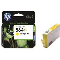 HP #564XL INKJET CARTRIDGE CB325WA, Yellow