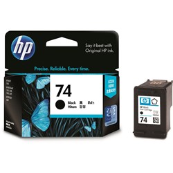 HP 74 Ink Cartridge Black CB335WA 