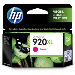  HP 920XL OfficeJet Ink Cartridge High Yield Magenta CD973AA 