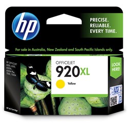  HP 920XL OfficeJet Ink Cartridge High Yield Yellow CD974AA 