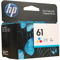  HP 61 Ink Cartridge Tri Colour CH562WA 