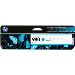  HP 980 Ink Cartridge Cyan D8J07A 