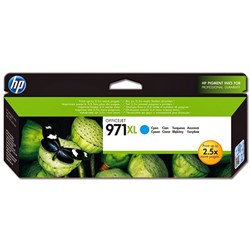  HP 971XL OfficeJet Ink Cartridge High Yield Cyan CN626AA 