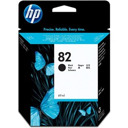 HP 82 INKJET CARTRIDGE CH565A, Black
