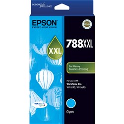 EPSON 788XXL INK CARTRIDGE Cyan 4,000 pages