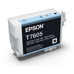  Epson T7605 UltraChrome HD Ink Cartridge Light Cyan 