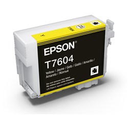  Epson T7604 UltraChrome HD Ink Cartridge Yellow 