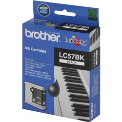 BROTHER LC57BK INK CARTRIDGE Inkjet - Black