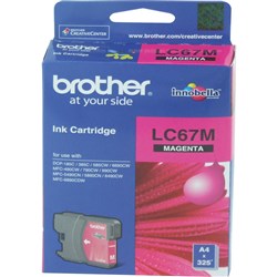  Brother LC-67M Ink Cartridge Magenta 
