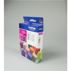  Brother LC-133M Ink Cartridge Magenta 