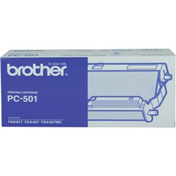 BROTHER PC501 PRINT CART/ROLL Black