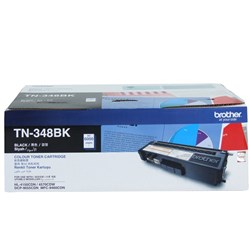 BROTHER TN348BK TONER CART Black 6000Pg