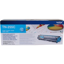  Brother TN-255C Toner Cartridge High Yield Cyan 