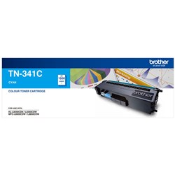BROTHER TN-341 TONER CARTRIDGE Cyan 1.5k Pages