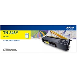  Brother TN-346Y Toner Cartridge High Yield Yellow 