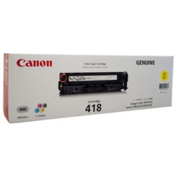 CANON CART418 TONER CART Yellow MF8350CDN