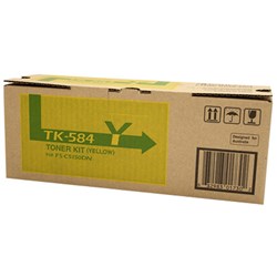 (KYO-TK584Y) - KYOCERA TK-584 TONER - 2.8K Pages YellowSuits FSC5150DN