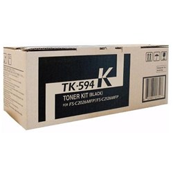 (KYO-TK594K) - KYOCERA TK594K TONER CARTRIDGE - BlackSuits: FSC2026MFP, FSC2126MFP, FSC2526MFP, FSC2626MFP, FSC5250DN, P6026CDN, M6026CDN, M6526CDN