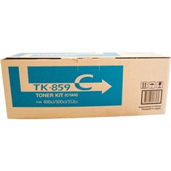 (KYO-TK859C) - KYOCERA TK859C TONER CARTRIDGE - CyanSuits: TASKALFA 400CI, TASKALFA 500CI