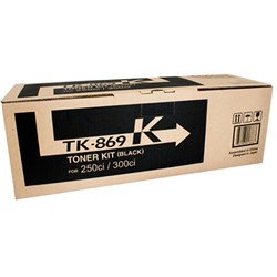 KYOCERA TK869K COPIER TONER Black TASKalfa 250,300ci 20KPg