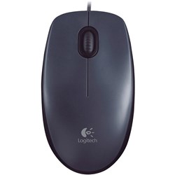  Logitech M90 Optical Wired Mouse Black 