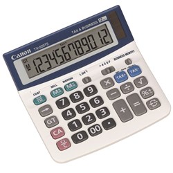  Canon TX-220TS Desktop Calculator 12 Digit White 