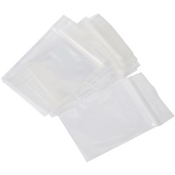  Cumberland Press Seal Plastic Bags 102 x 150mm 50 Micron Clear Pack Of 100 