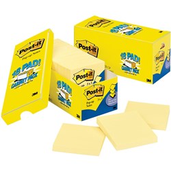 POST-IT R330-18CP NOTES ORIG Cabinet Pk 90Sht 76x76mm Yellow 18 Pack