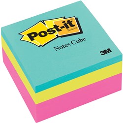  Post-It 2027-RCR Memo Cubes 76x76mm 400 Sheet Pink Wave 
