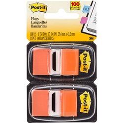  Post-It 680-OE2 Flags Twin Pack 25x43mm Orange Pack of 2 
