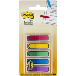  Post-It 684-ARR1 Arrow Flags 12x45mm Blue Green Purple Red Yellow Pack of 100 