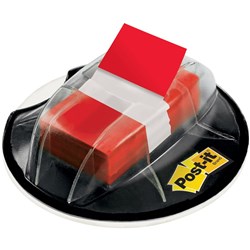 POST-IT FLAGS & DESK DISPENSER 680-HVRD Desk Grip Red Pack Of 200
