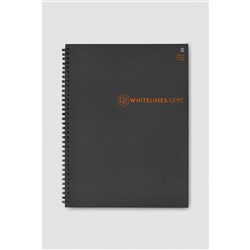 WHITELINES SPIRAL NOTEBOOK A4 140P 8mm 80gsm