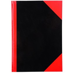  Cumberland Black & Red Notebook Gloss A4 200 Leaf 0 