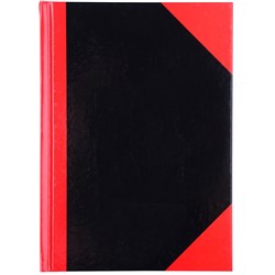  Cumberland Black & Red Notebook Gloss A5 100 Leaf 0 