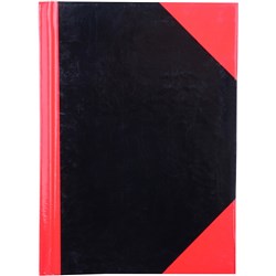  Cumberland Black & Red Notebook Gloss A6 100 Leaf 0 