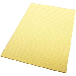 Quill Ruled Colour Bond Pad A4 70 Leaf Yellow 0 