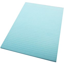  Quill Ruled Colour Bond Pad A4 70 Leaf Blue 0 