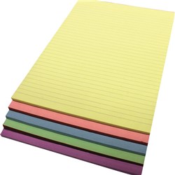  Quill Ruled Colour Bond Pads A4 70 Leaf Pack of 5 Assorted 0 