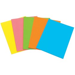  Marbig Writing Pads Fluoro A6 Assorted 40 Leaf Pack Of 10 0 
