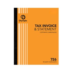 (SPP-142804) - OLYMPIC C/LESS INV/STMNT BOOK - 726