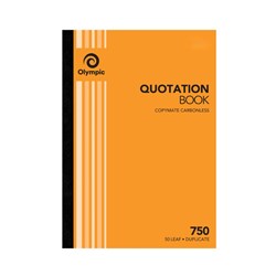 (SPP-140880) - OLYMPIC CARBONLESS QUOTE BOOK - 750