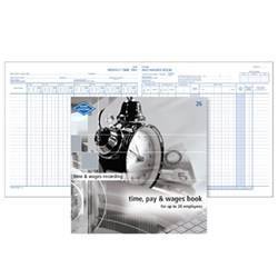 Zions 26 Pay & Wages Book 6 Up To 26 Employee 280x285mm 0 