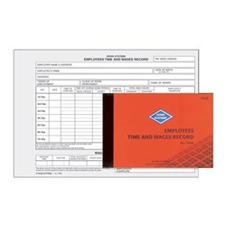  Zions 76SB Time & Wages Book 145x210mm 0 