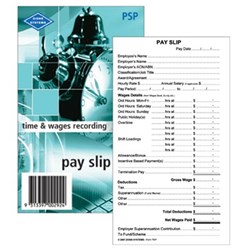  Zions Printed Pay Slip Pads 165x90mm 50 Leaf 0 