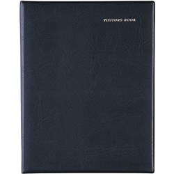  Debden 2820 Visitors Book A4 Short Wiro 64 Leaf Black 0 