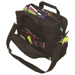 MARBIG CONVENTION BAG Zippered Fabric Black